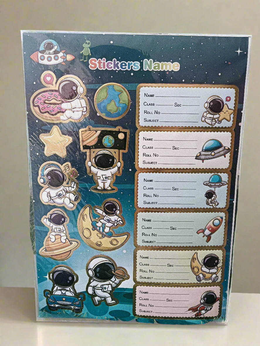 Space Name Slip with Sticker